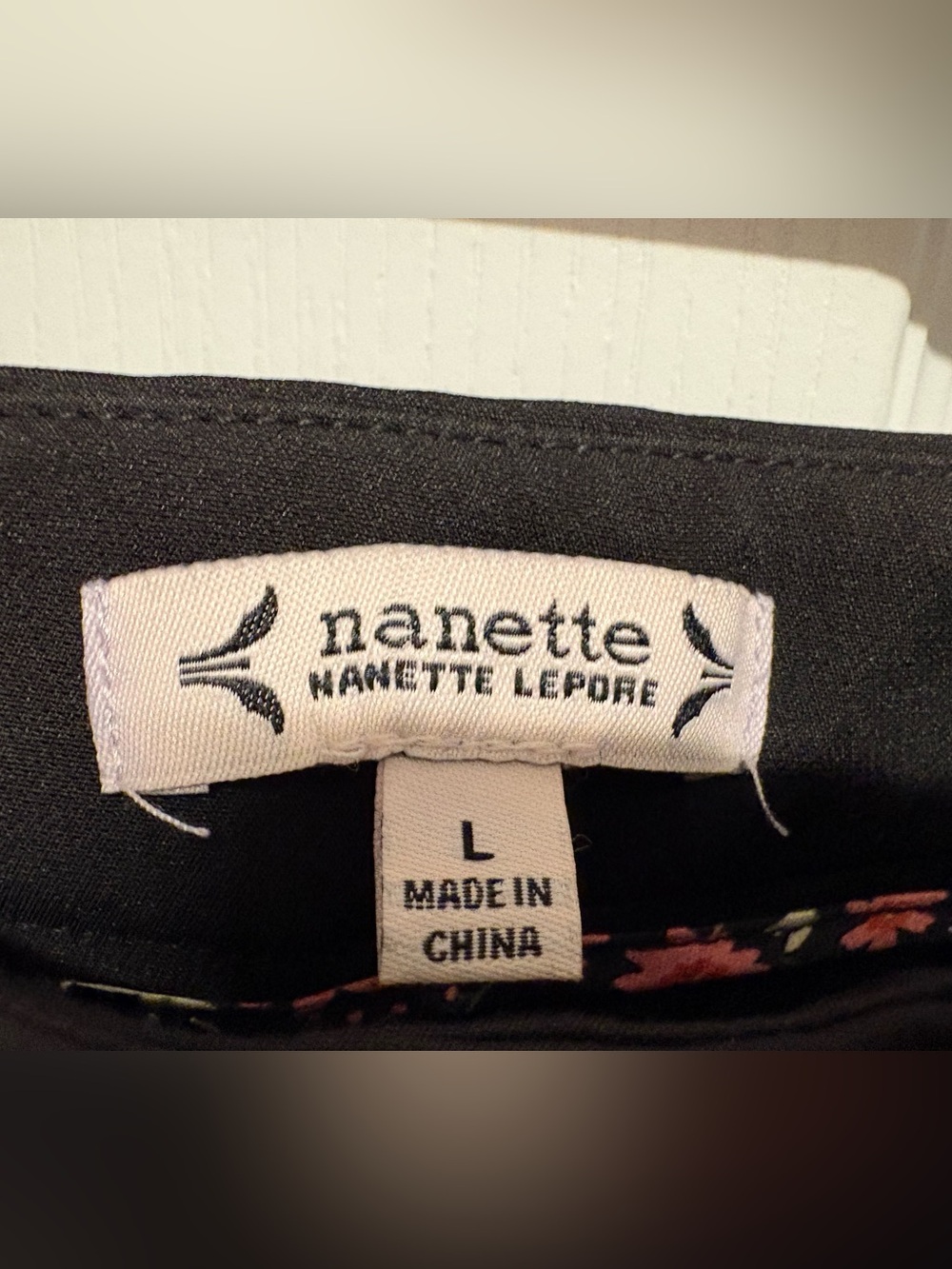 NWT Nanette NANETTE LEPORE Classic High-Rise Wide-Leg Pants in Black - Picture 7 of 7
